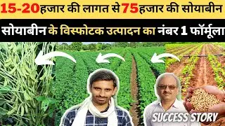 सोयाबीन 🌱15किलो बुआई, 15हजार लागत, उत्पादन भी 15क्विंटल | A to Z jankari | soyabean farming 2022