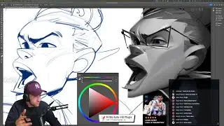 Stylized art study, painting, drawing, sculpting, chatting