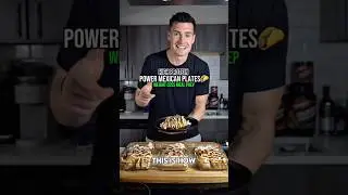 High Protein Mexican Plate🔥 #recipe #shorts #cooking #protein #gym #food  #muscledummies