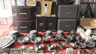 Vỏ thùng pioneer, cục giữa victo,bass 40, 25, 20, ê căn, combo amply,loa kẹo kéo, súp, đầu xe ô tô.