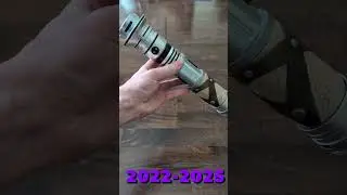 THE EVOLUTION of my Custom Lightsabers (2013-2025)