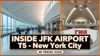 Inside JFK Airport Terminal 5 - New York City
