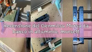 Recensione del Genmitsu Morsa da banco in alluminio, morsetto per router CNC ad alta precisione per