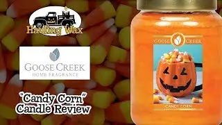 Goose Creek Candy Corn Review - Halloween Candle Collection