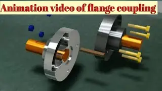 flange coupling animation