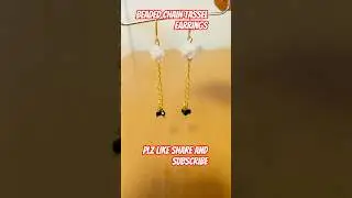 DIY flower tassel earrings| handmade earrings #diy #craft #shorts