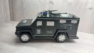 Children's Armored Car Piggy Bank | Cash Truck with Combination Lock & Fingerprint
