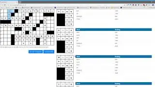 Sparkling Fill - Crossword Builder Demo