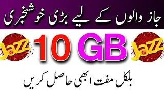 Jazz Free internet | How To Get Jazz Free 10GB  Internet and use Facebook Free | Techno king