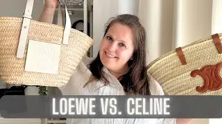 LUXURY BASKET BAGS // LOEWE BASKET BAG VS. CELINE PANIER TRIOMPHE BASKET BAG