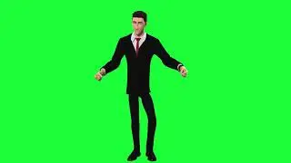 7. Pose Character 3D Oliver Green Screen FULL HD 1080p | FREE DOWNLOAD