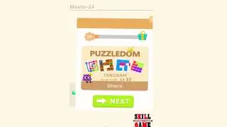 Puzzledom - Tangram - Master Level 1 - 50 - Walkthrough