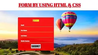 LOGIN/SIGNUP FORM by using HTML & CSS