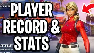 How To See Player Record and Stats in Fortnite Chapter 7 - Full Guide