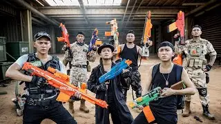 LTT Nerf War Game: Intense Nerf Guns Action Elite SEAL X Will they complete the mission?