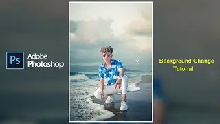 Photoshop photo background change tutorial 2021 - by Amit editz