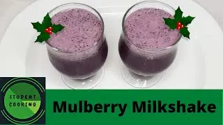 Mulberry Milkshake | Shahtoot MilkShake Recipe | Tasty & Healthy Milkshake Recipe | Milkshake Recipe