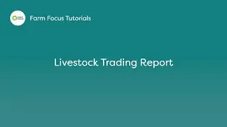 Livestock Trading report