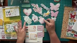 Set of 4 Cards Using Hummingbird Collection!! - Using My Old Stash!!