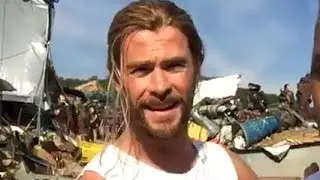 THOR: RAGNAROK Set Tour with Chris Hemsworth (2017) Marvel Movie HD
