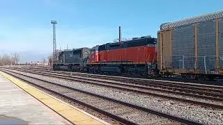 CN Local pulls into the yard  Homewood, IL 1/7/2026