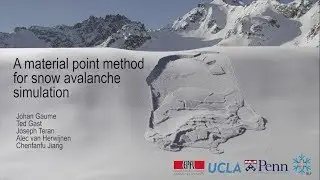 Snow avalanche simulations using the Material Point Method