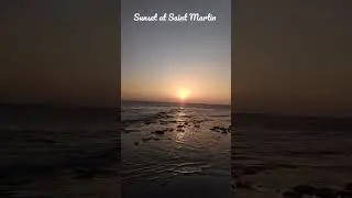 Sunset at Saint Martin's Island 🏝️