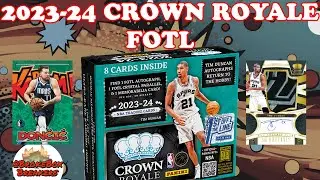 Стоит ли шумихи!?! 💥🏀 Panini Crown Royale Hobby Box 2023-24 года, первый в линейке (FOTL) &mdash; обзор