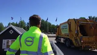 Volvo Trucks - Demonstration of autonomous refuse truck
