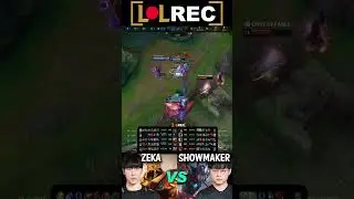 HLE Zeka vs DK ShowMaker - AZIR vs YONE Mid #shorts #highlights #showmaker #zeka #leagueoflegends