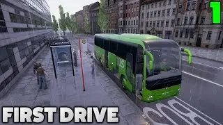 Fernbus Coach Simulator Let's Play - First Drive - #1
