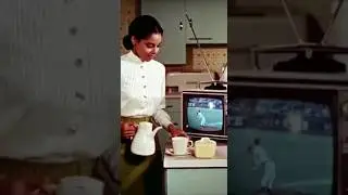 1967 Portable Television Commercial | Fuzzy Vintage Broadcast Retro Ad | Parody NEW