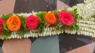 South Indians Traditional Poola Jadai Making At Home//Bridal Flower Hair Style//Poola Jada/