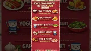 5 Food Combinations You Should Avoid | Healthy Eating Mistakes You Didn&rsquo;t Know #healthylifestyle