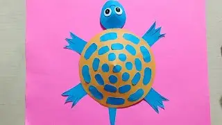 How to make turtle 🐢with craft paper #youtube long video #Art1012
