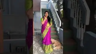 GRWM💜💚 #foryou #minivlog #grwm #saree #sundari #miniutuber #telugu