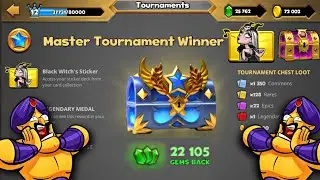 Black Witch's Master Tournament Victory!🔥- Castle crush