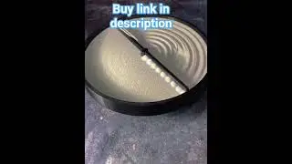 Mini Zen Garden for Desk &ndash; Sand Tray Therapy & Meditation Kit with 10 Japanese Desktop Accessories