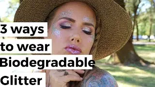 3 ways to wear Biodegradable glitter Festival Glitter