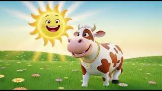 The Happy Cow Song | Kids Poem | Song for Kids | Kids Learning | The Cow