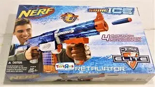 Распаковка, обзор и тестирование Nerf Sonic Ice Retaliator с обсуждением