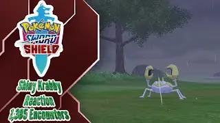 Shiny Krabby + Evolution! Pokemon Sword & Shield!
