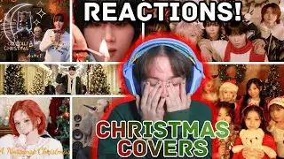 🎄РЕАКЦИИ НА РОЖДЕСТВЕНСКИЕ КАВЕРЫ🎄 AxMxP, AMPERS&ONE, XDINARY HEROES, JUNGKOOK, UNIS & XLOV!