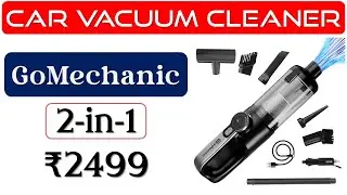 👉GoMechanic Car Vacuum Cleaner Review🔥वैक्यूम क्लीनर🔥18KPA Vacuum Cleaner🔥Cordless Vacuum Cleaner