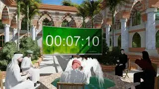 10 Minute Countdown Timer with Animated Islamic Surrounding and Refreshing Music