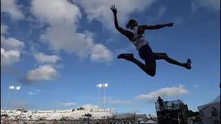 JoVaughn Harrison  8.47 long jump win FULL version  (US Trials 2021)