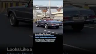 Vintage Beauty on the Bay! 1960s Mercedes Pagoda Turns Heads on Mumbai&rsquo;s Coastal Road!