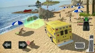 Coast Guard : Beach Rescue Team - 3D Car Games Android - Mobil Pantai Simulator