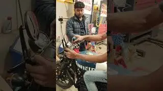 Installing bar-end mirrors on a Royal Enfield Hunter 350. #minivlog