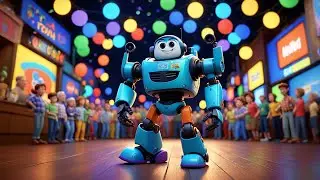 Robot&rsquo;s Silly Dance Moves 🤖💃 | Funny Kids Rhyme Story | Silly Robot Adventure